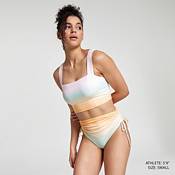 CALIA Women's Wide Shoulder Strap Long Line Swim Top product image