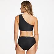 CALIA Women's Ribbed Minimal One Shoulder Swim Top product image