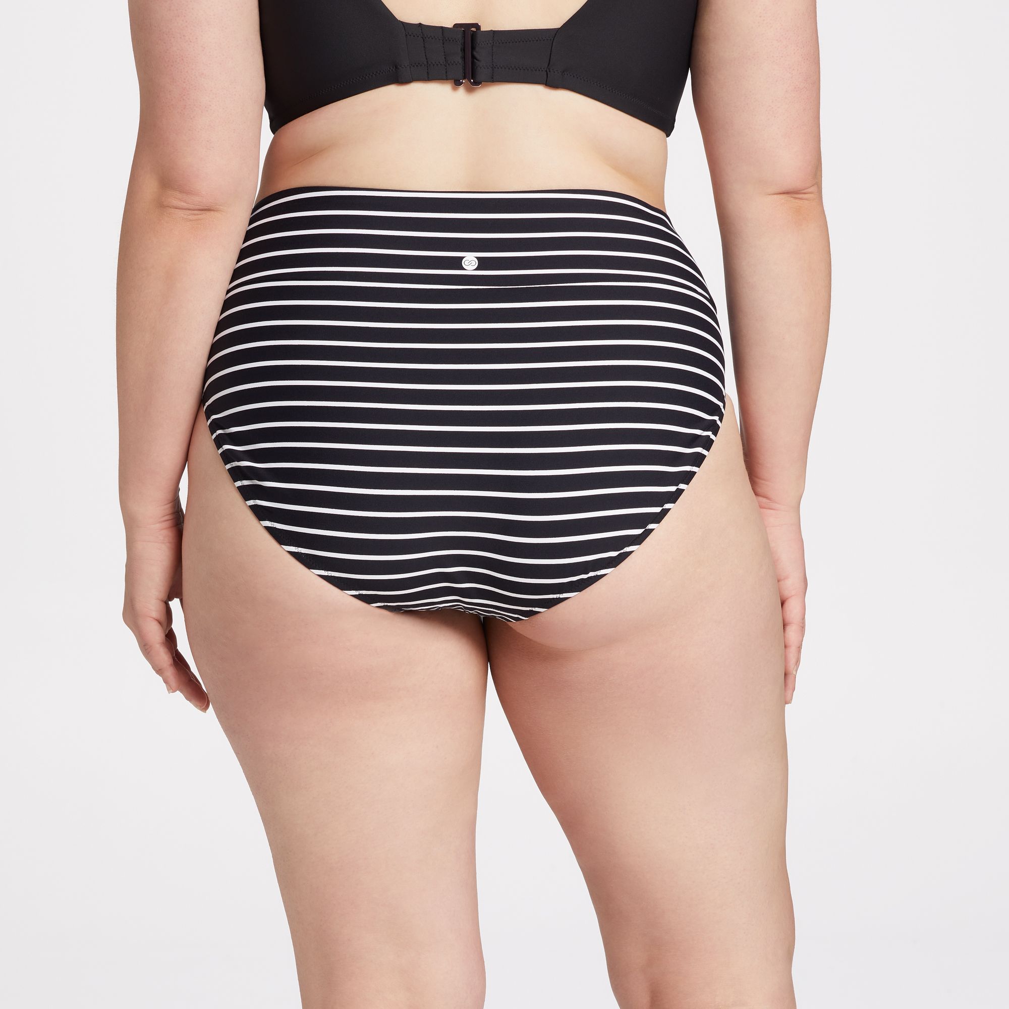 CALIA Women's Mid Rise Wide Banded High Leg Swim Bottoms product image