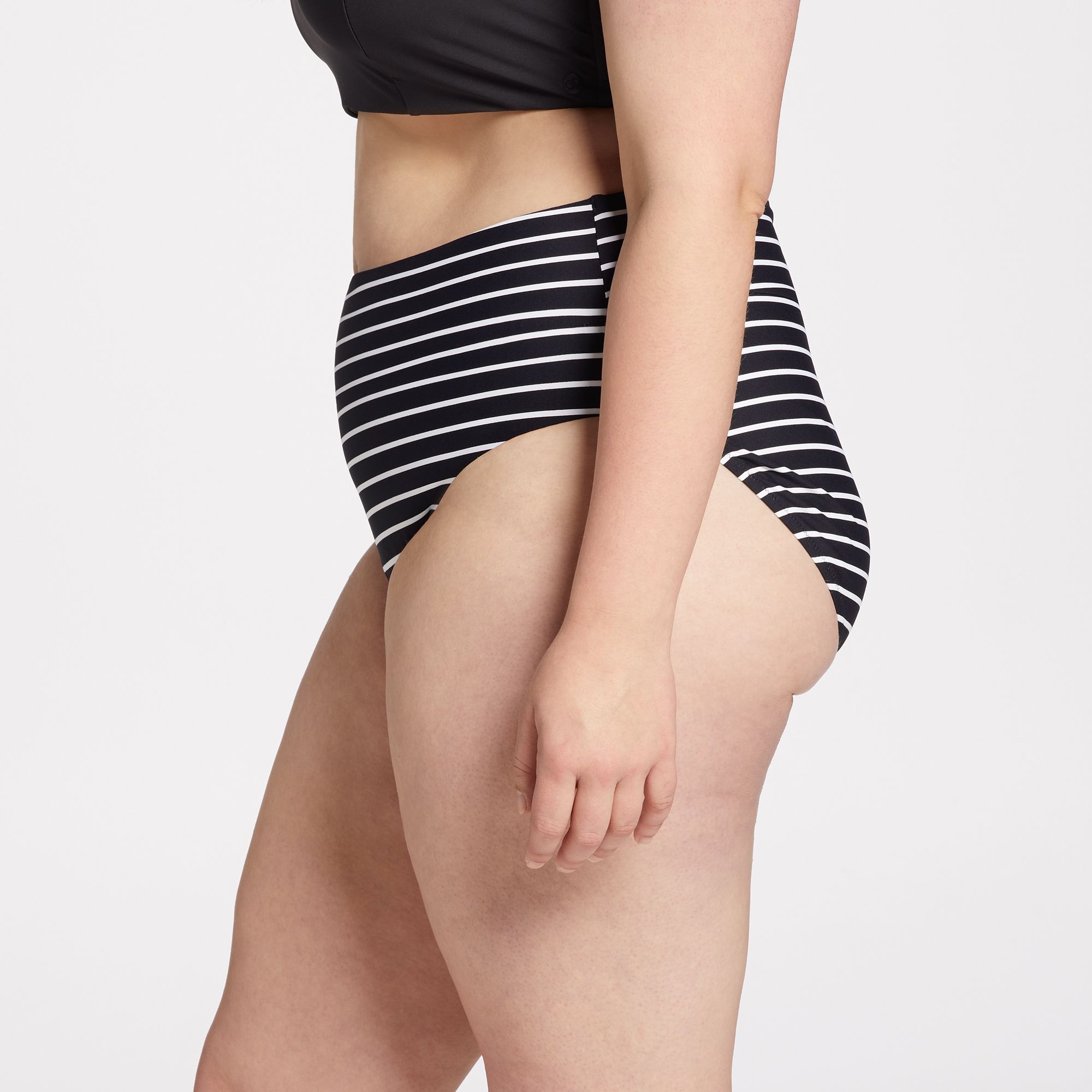 CALIA Women's Mid Rise Wide Banded High Leg Swim Bottoms product image