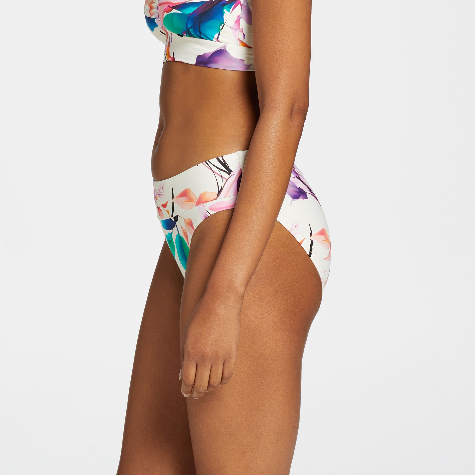 CALIA Women's Mid Rise Wide Banded High Leg Swim Bottoms product image