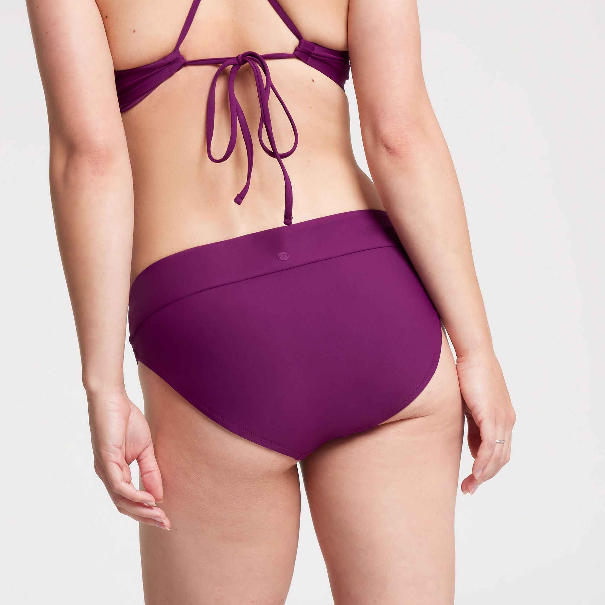 CALIA Women's Mid Rise Wide Banded High Leg Swim Bottoms product image