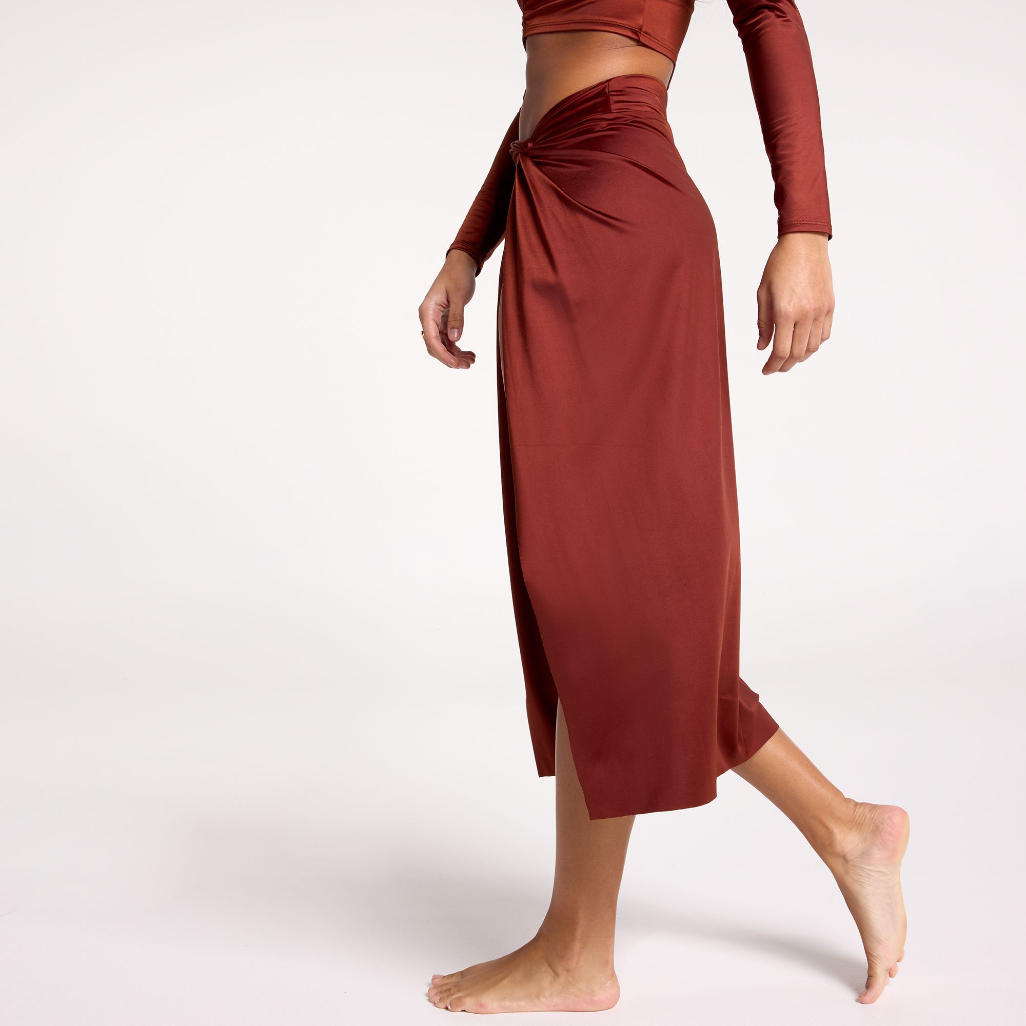 CALIA Women's High Waisted Twisted Knot Sarong product image