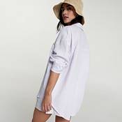 CALIA Women's Oversized Long Sleeve Button Down Cover Up product image