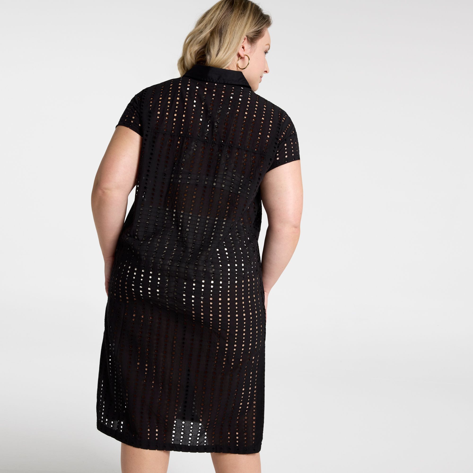 CALIA Women's Extended Sleeve Button Down Swim Cover Up product image