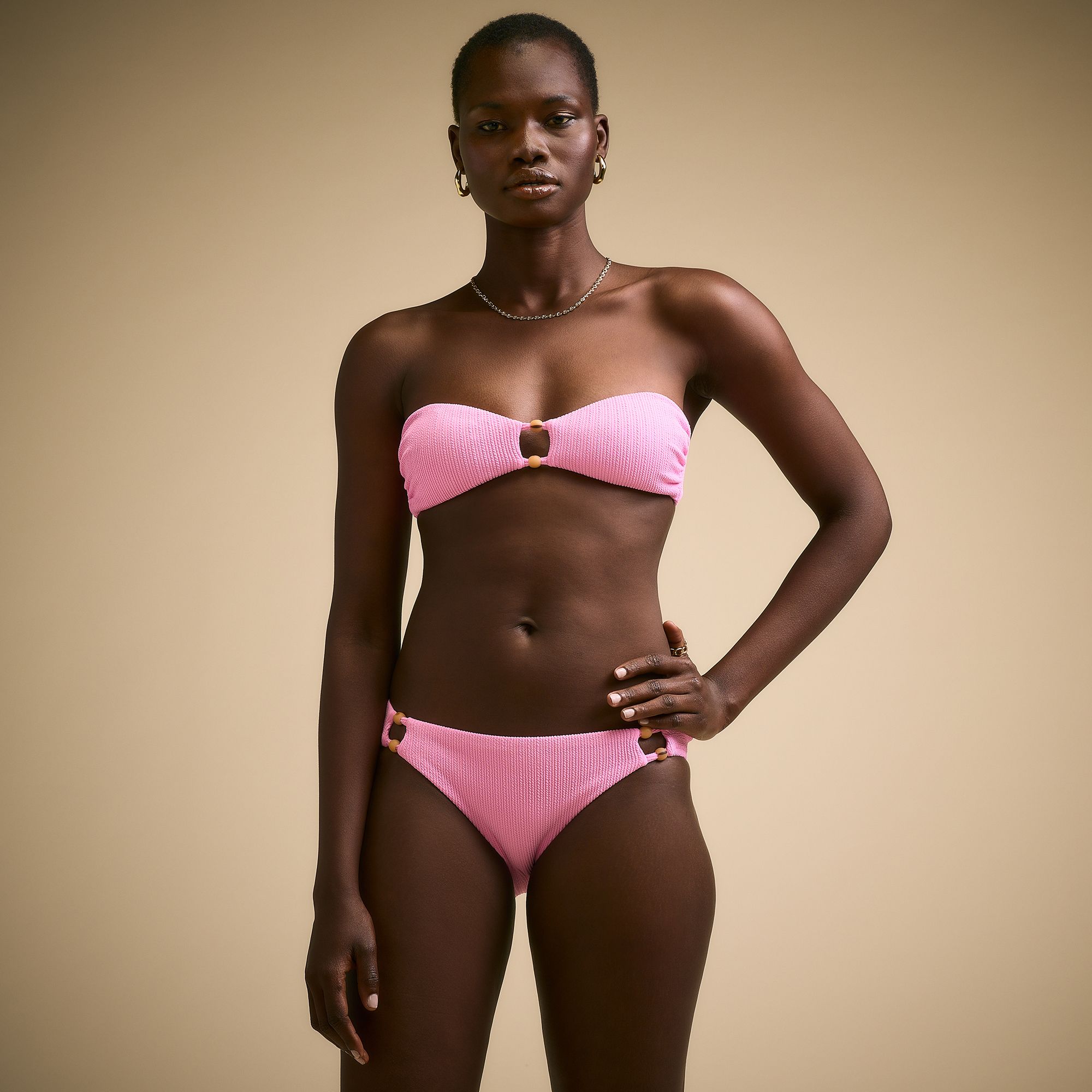 CALIA Women's Beaded Bandeu Top Swimsuit product image