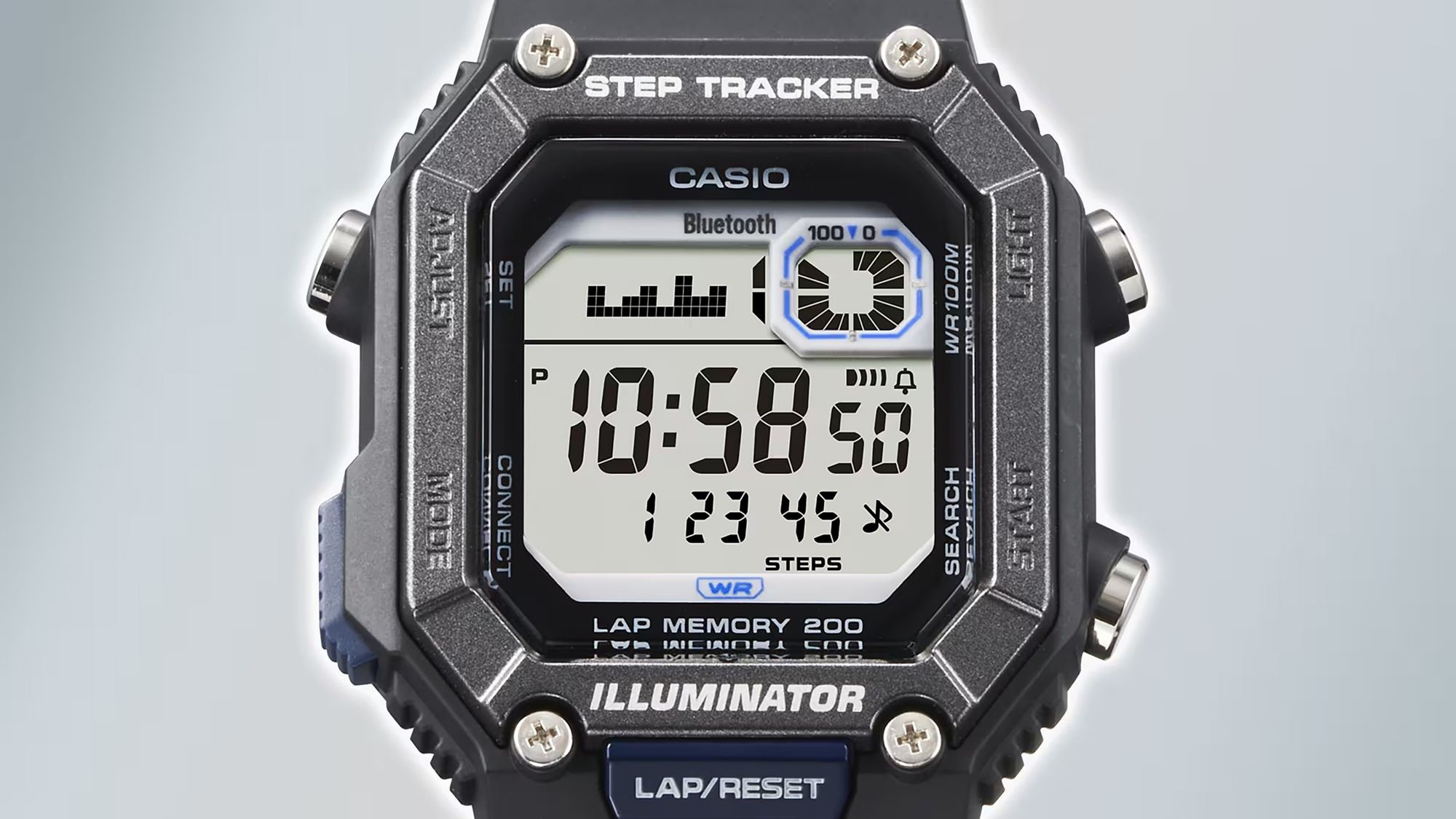 Casio Standard Digital Step Tracker Watch product image
