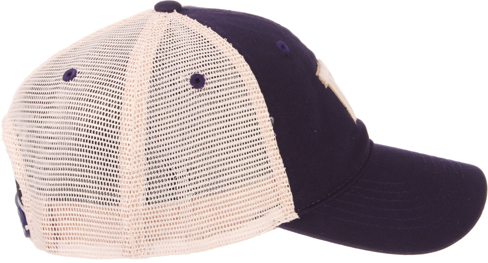Zephyr Men's Washington Huskies Purple/Cream Trucker Logo Snapback Hat product image