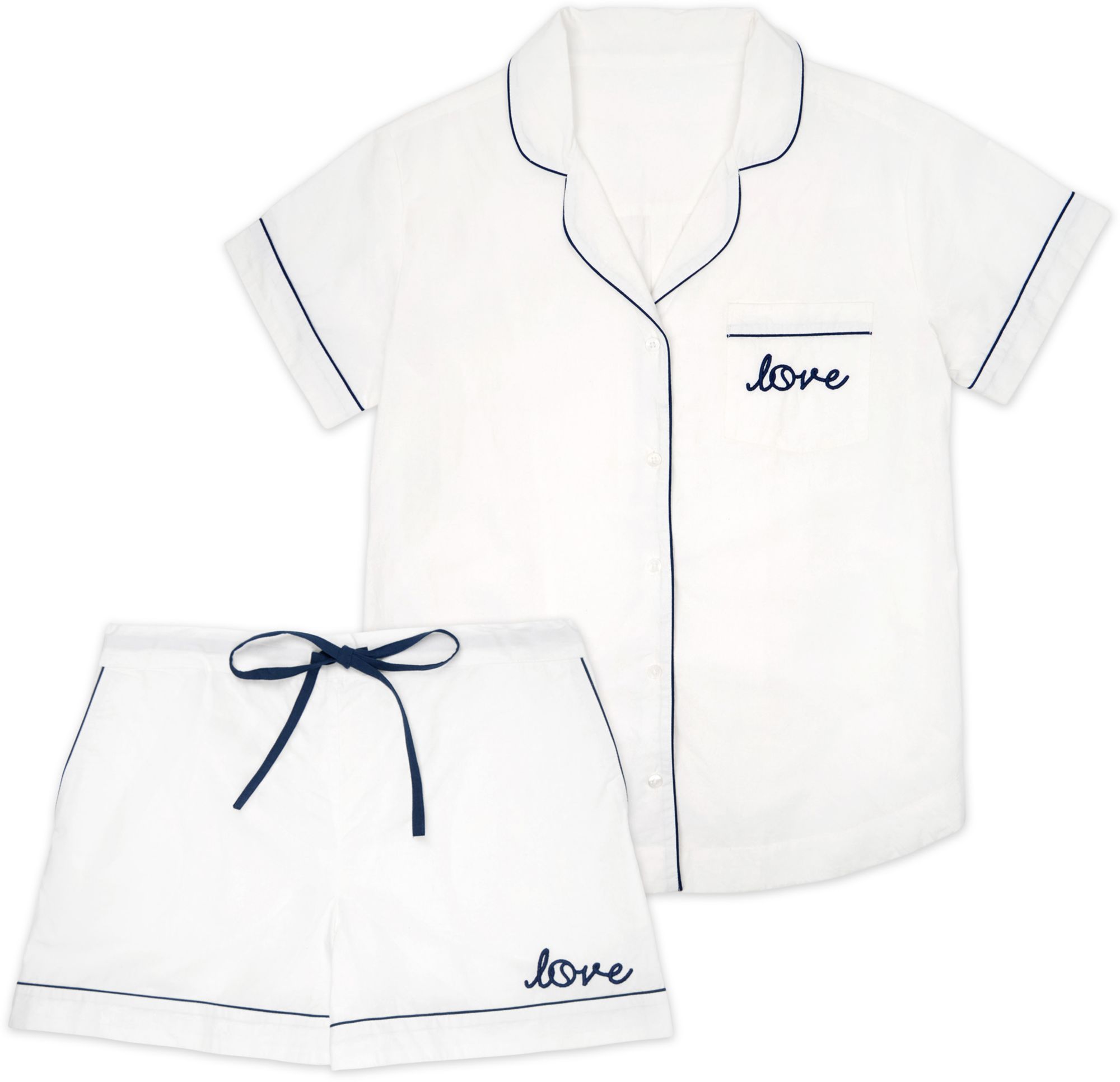 Ame and Lulu Women's Short Tennis Pajama Set product image