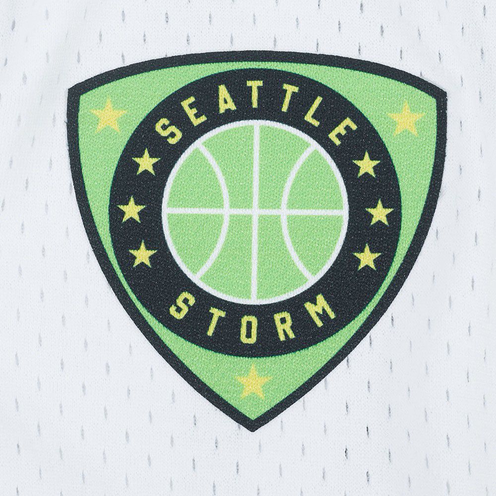 Pro Standard Youth Seattle Storm White Letterman Button Down Shirt product image