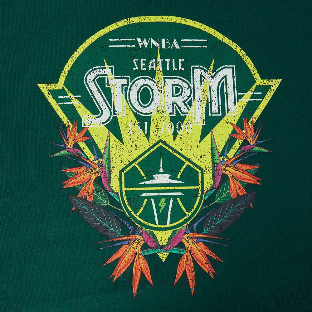 Pro Standard Girls' Seattle Storm Forest Green Paradise Boxy T-Shirt product image