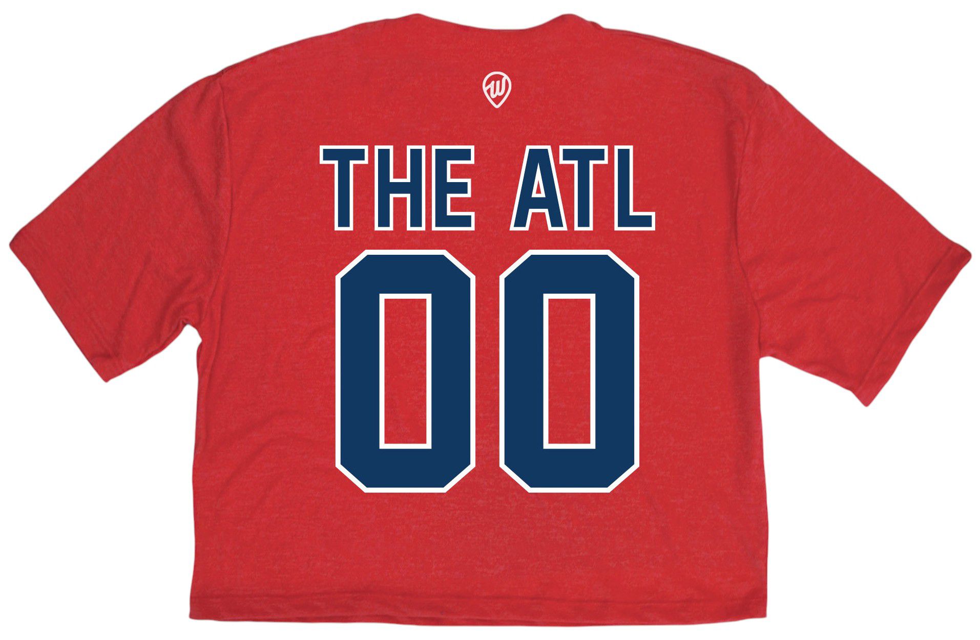 Where I'm From Adult Atlanta Red 2Sided Cropped T-Shirt product image