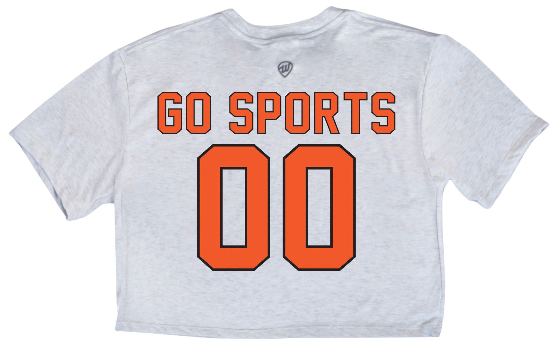 Where I'm From Adult Baltimore White 2Sided Cropped T-Shirt product image