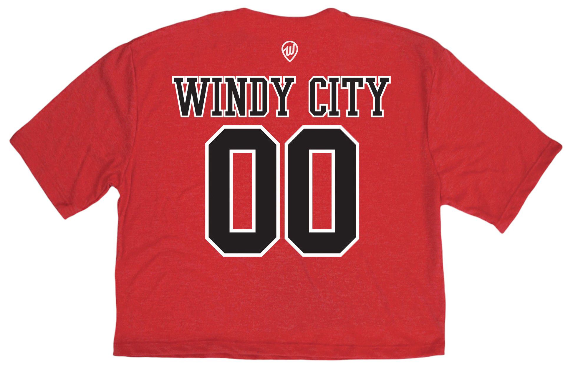 Where I'm From Women's Chicago 2Sided Double Zero Cropped T-Shirt product image