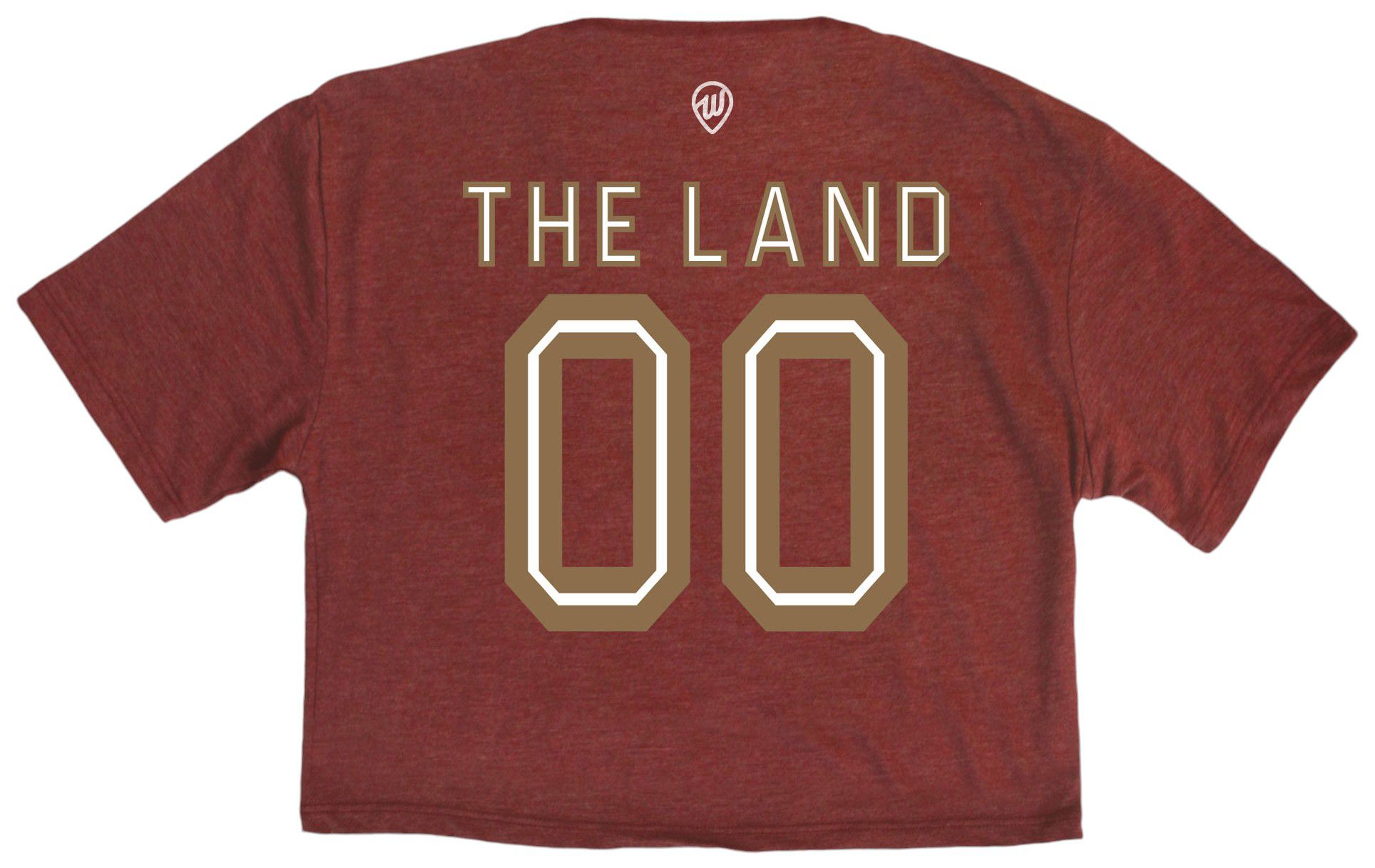 Where I'm From Women's Cleveland 2Sided Double Zero Cropped T-Shirt product image