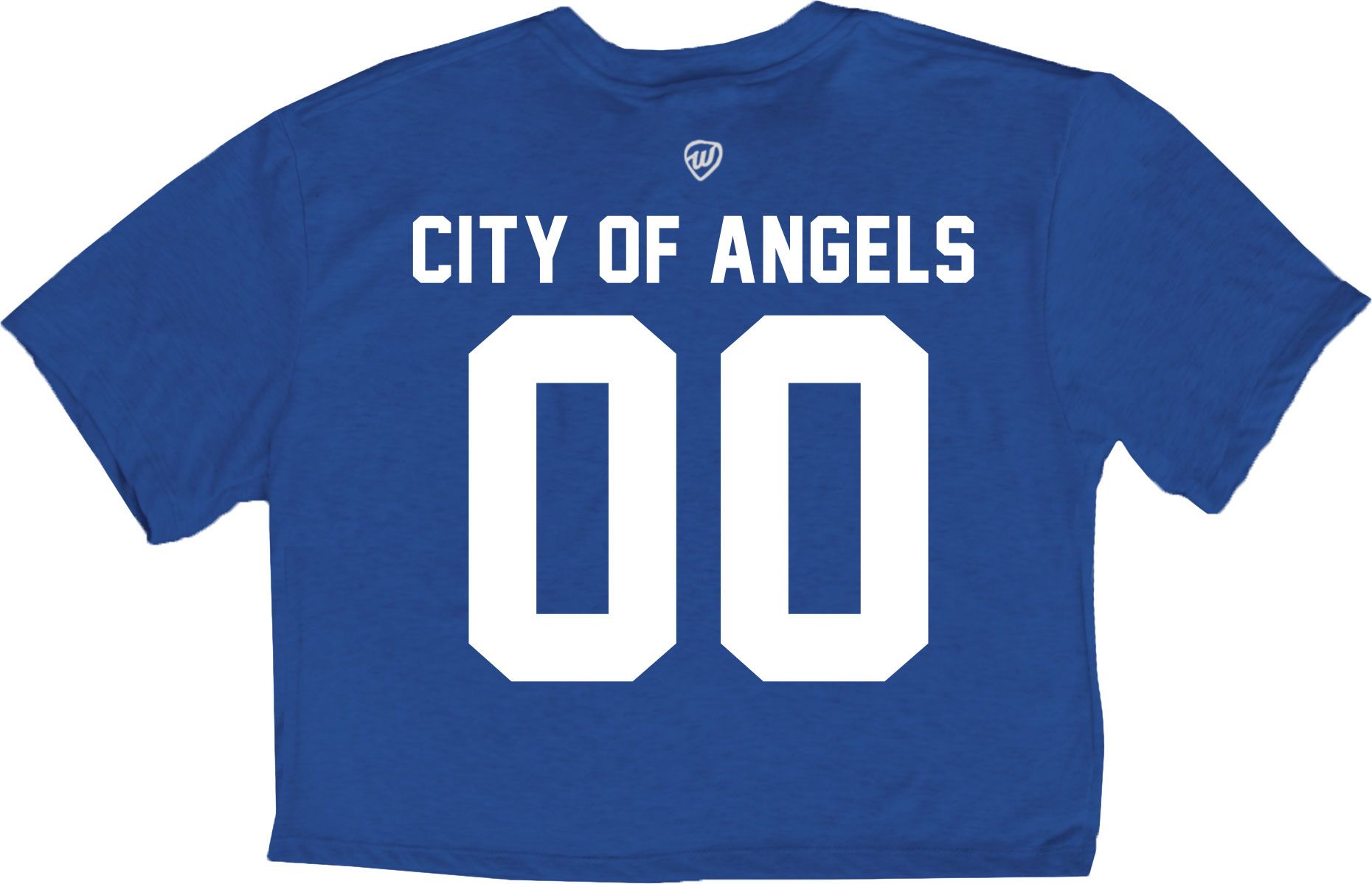 Where I'm From Women's Los Angeles Royal Cropped T-Shirt product image