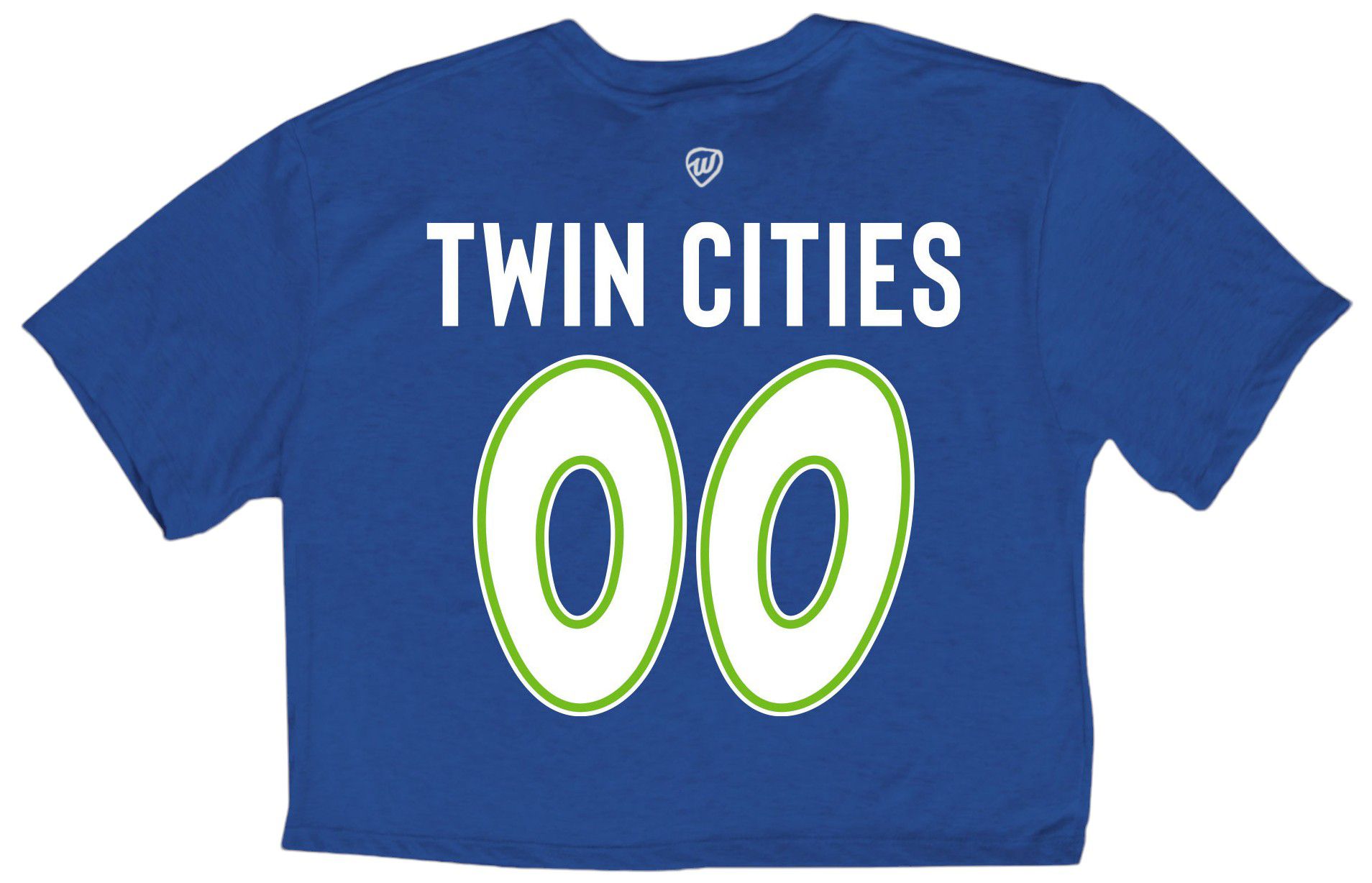 Where I'm From Women's Minnesota 2Sided Double Zero Cropped T-Shirt product image