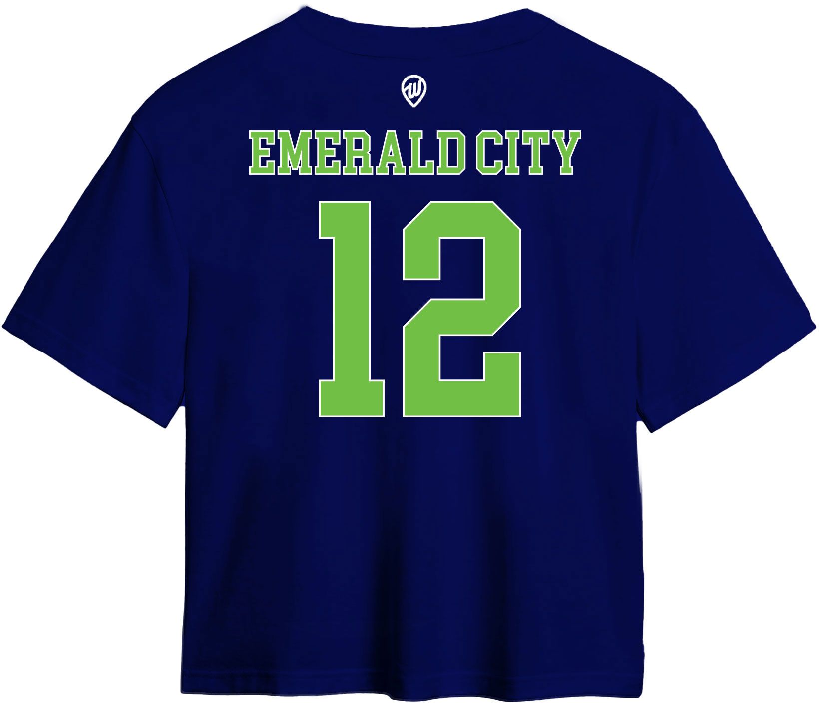 Where I'm From Women's Seattle Navy 2-Hit Easy Short Sleeve T-Shirt product image