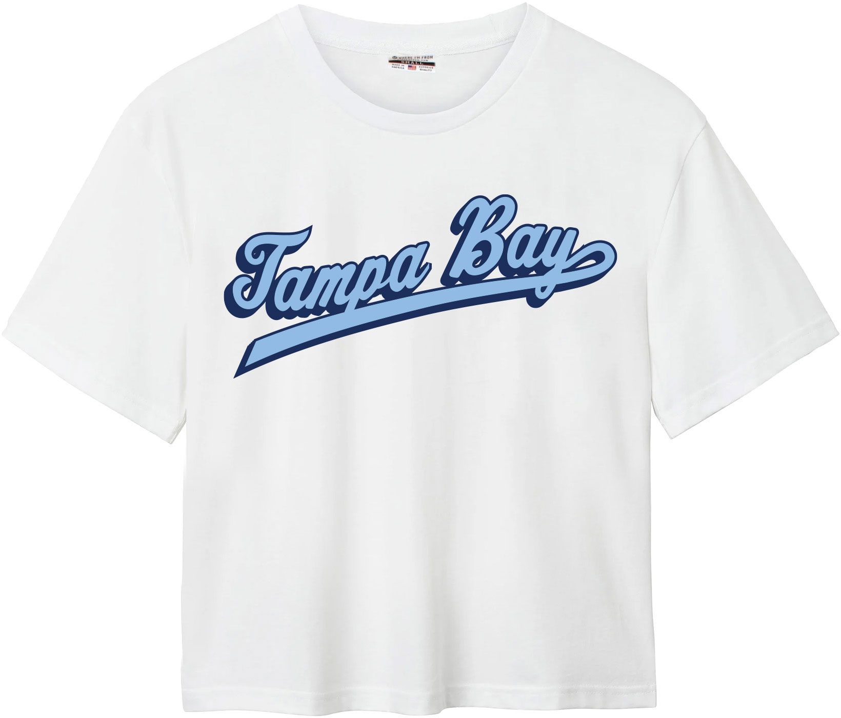 Where I'm From Women's Tampa Bay Ash Cropped T-Shirt product image