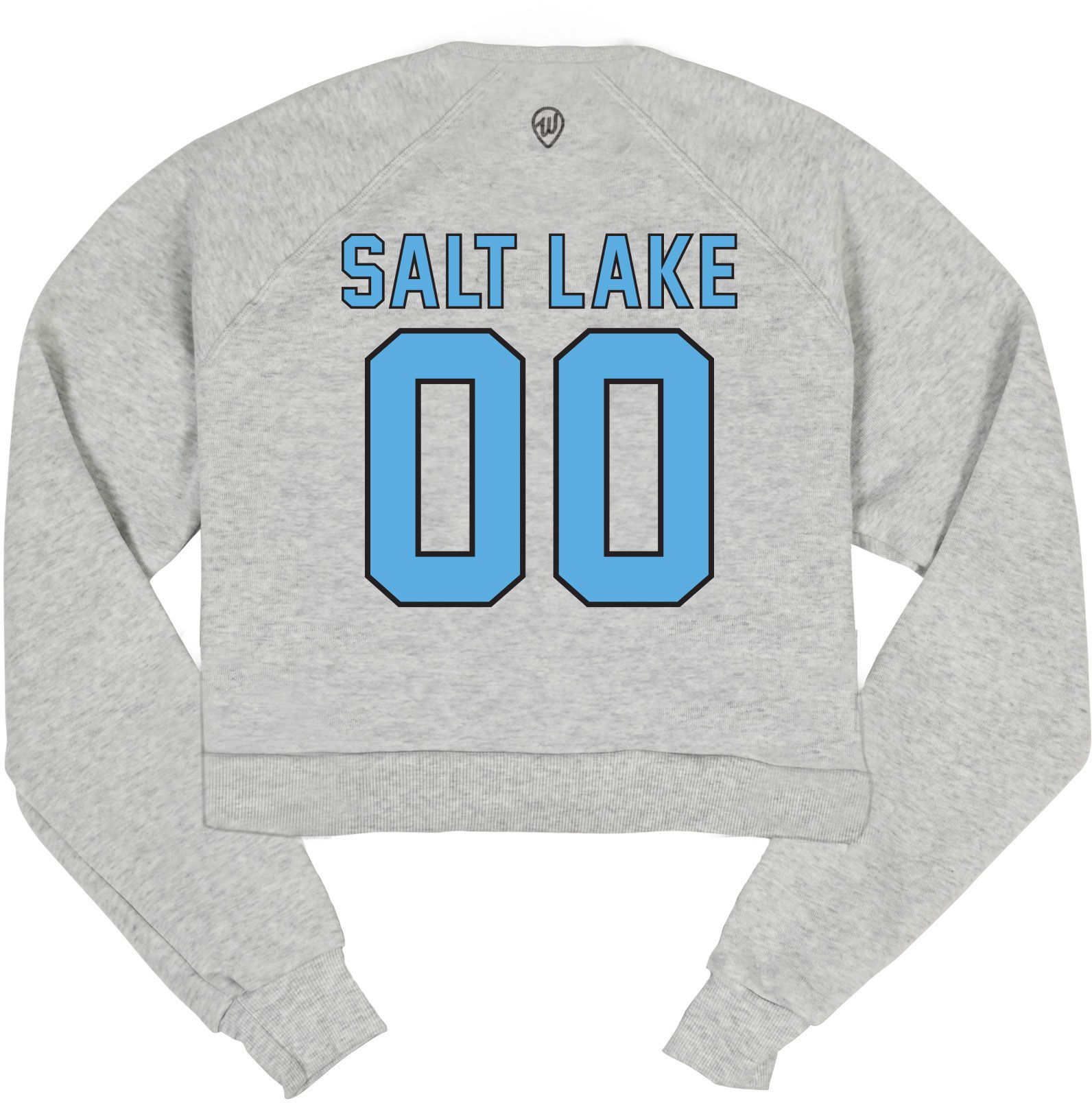 Where I'm From Women's Utah Light Blue 2 Hit Cropped T-Shirt product image