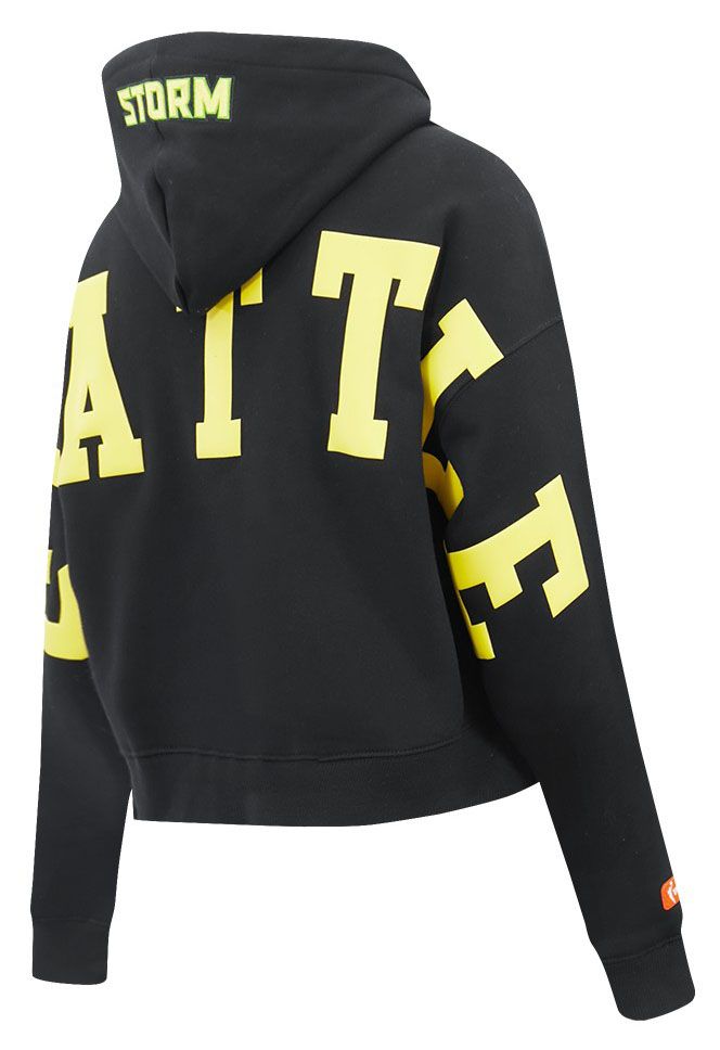 Pro Standard Women's Seattle Storm Black Wingspan Cropped Hoodie product image