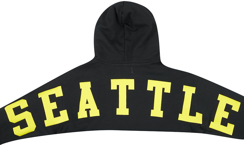 Pro Standard Women's Seattle Storm Black Wingspan Cropped Hoodie product image