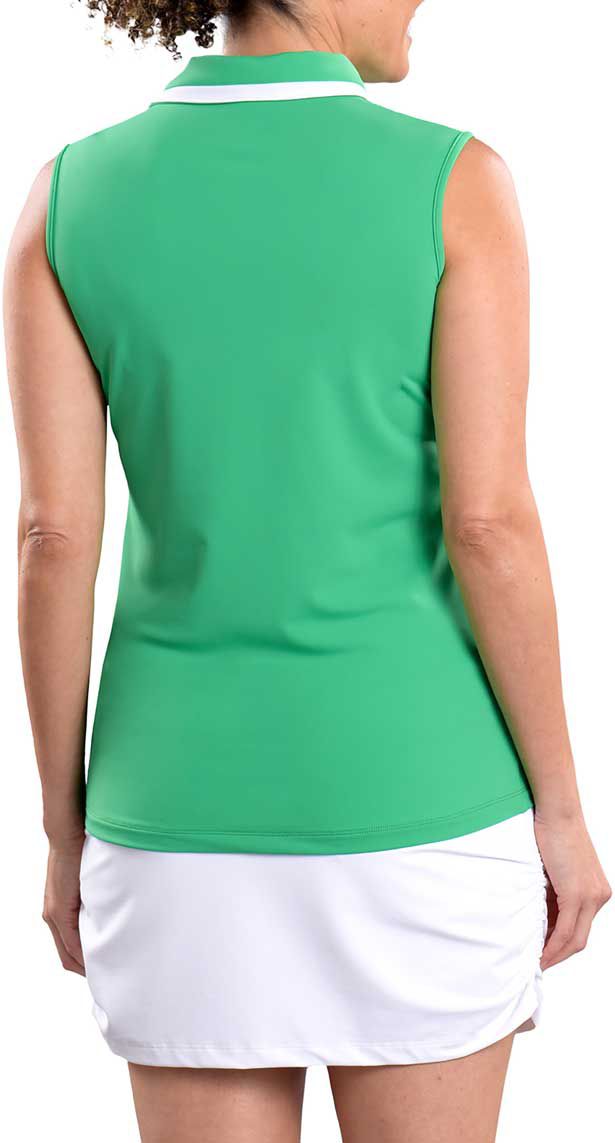 SwingDish Women's Kelly Sleeveless Golf Polo product image