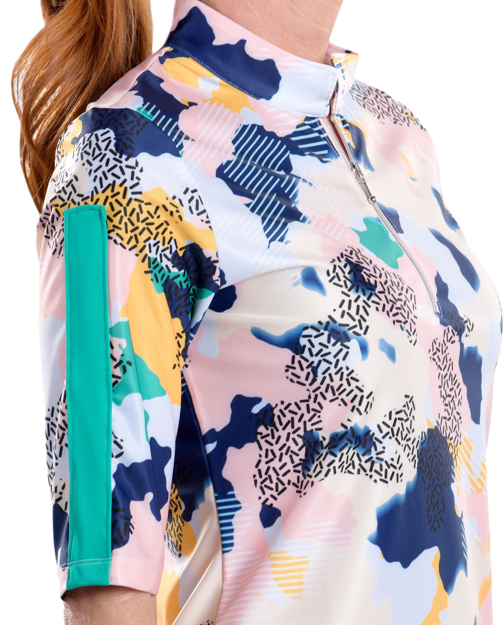 SwingDish Women's Neva Elbow Sleeve Golf Shirt product image