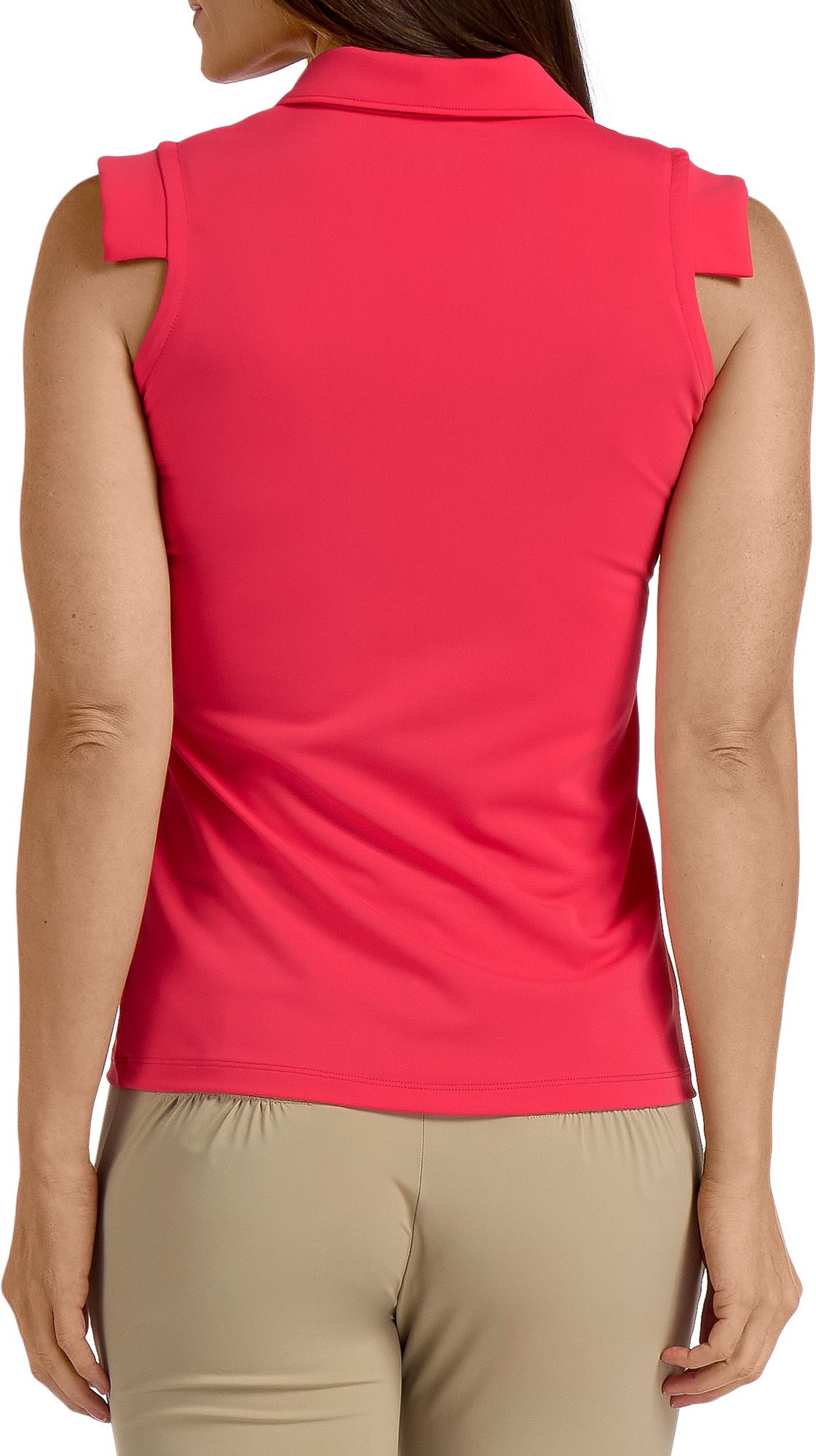 SwingDish Women's Sleeveless 1/4 Zip Tricia Golf Polo product image
