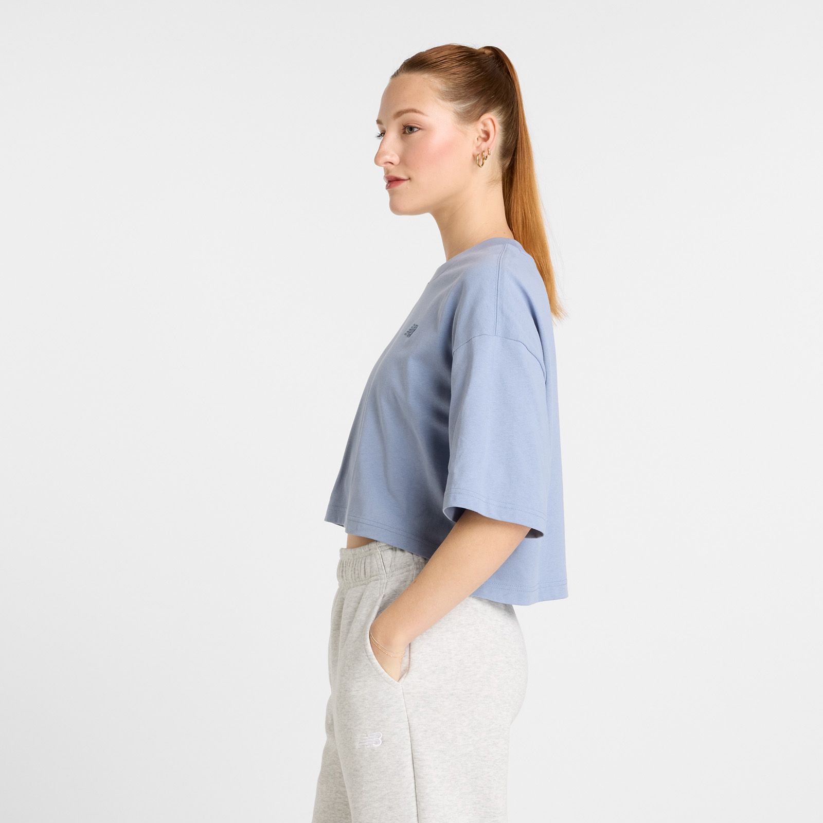 New Balance Women's Logo Oversized Jersey T-Shirt product image