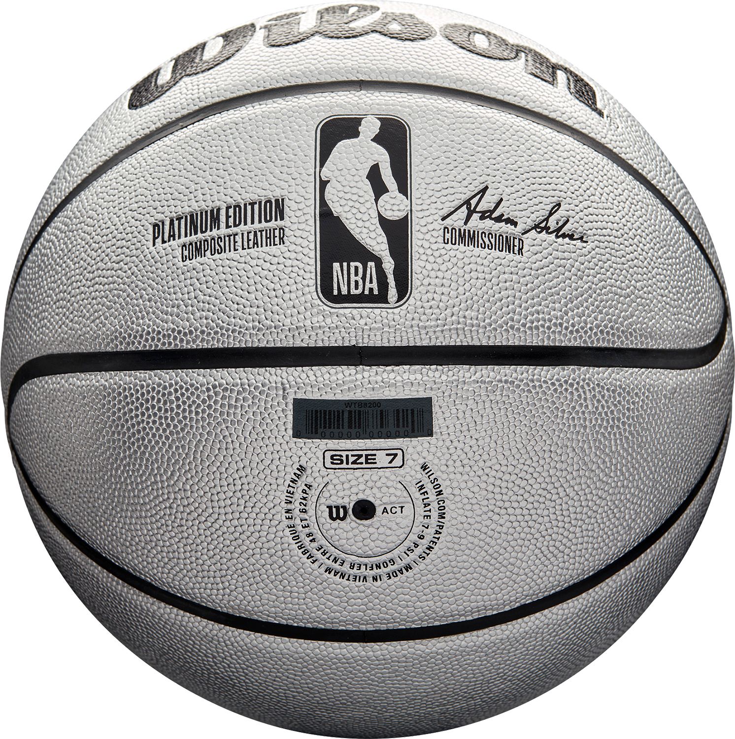 Wilson Alliance Series NBA Platinum Edition Autograph Basketball 29.5''