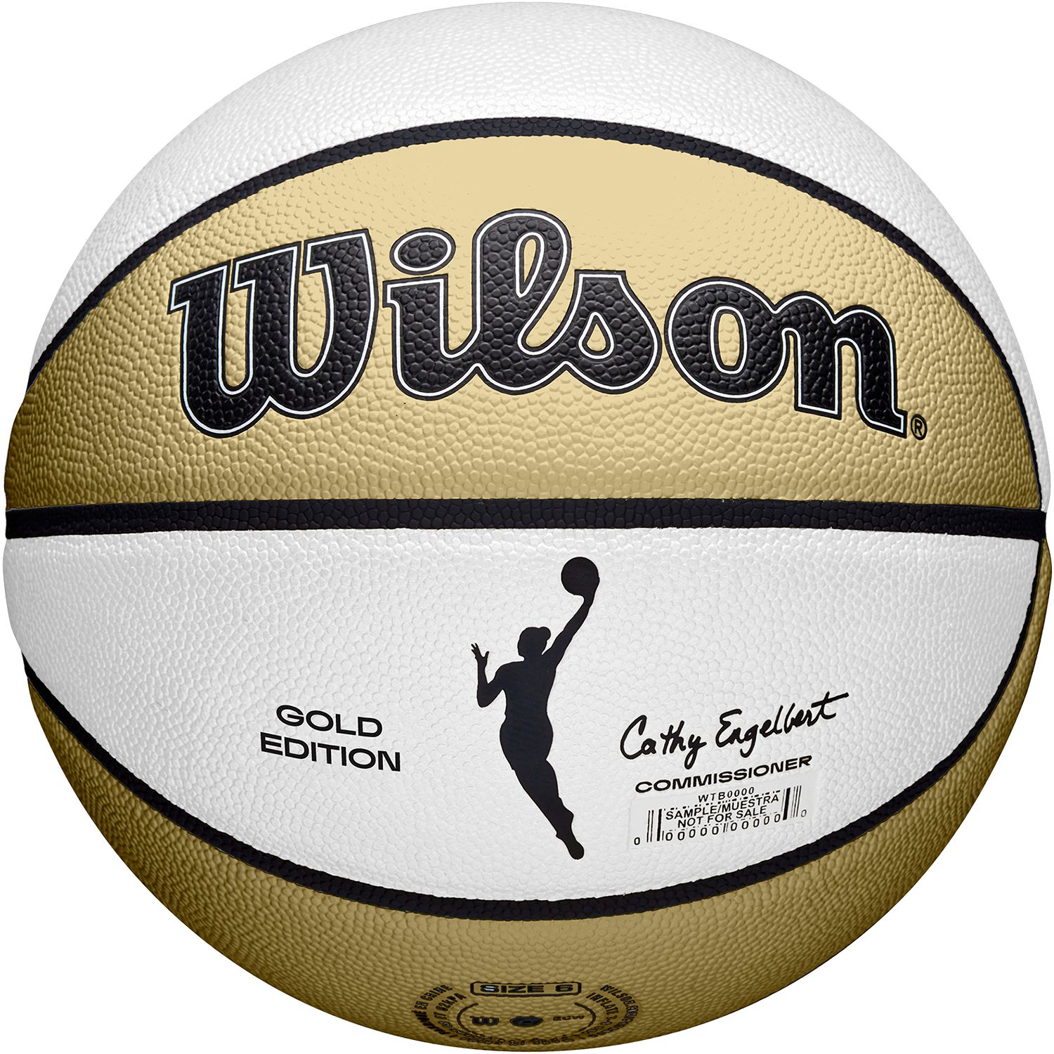 Wilson WNBA Gold Edition Autograph Basketball 28.5”