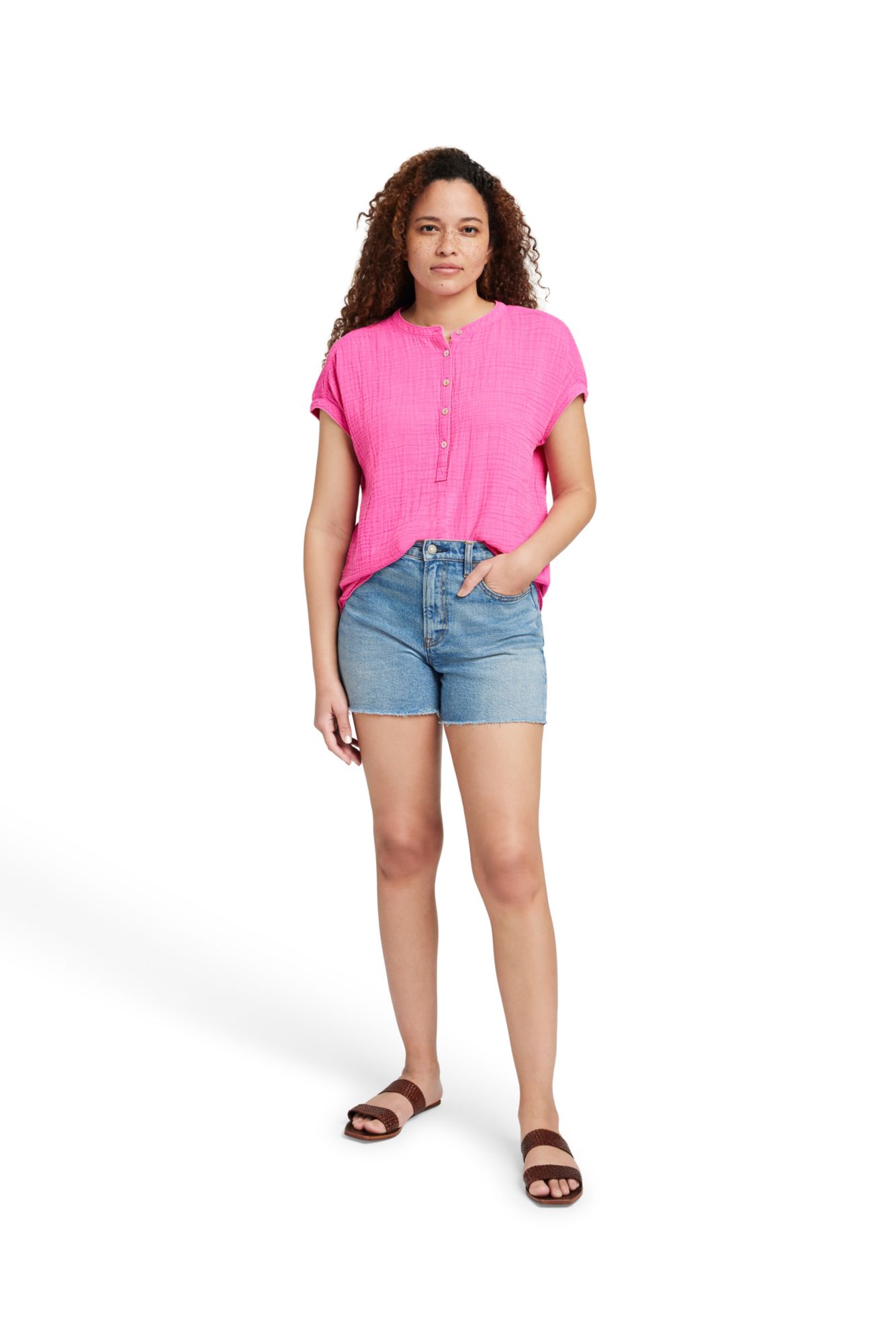 Faherty Women's Dream Gauze Cotton T-Shirt product image