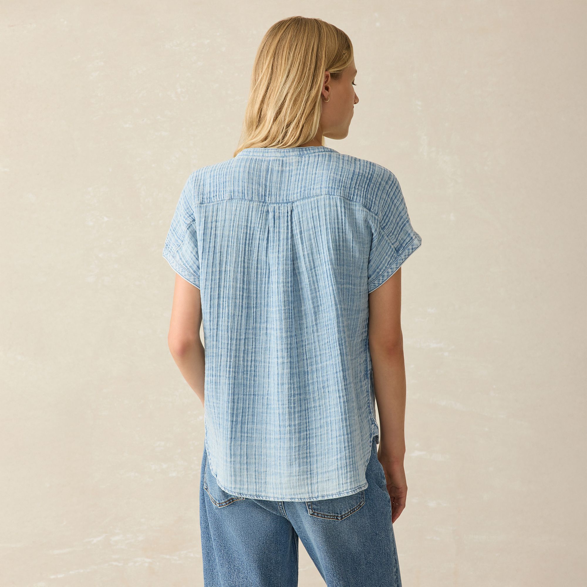 Faherty Women's Dream Gauze Cotton T-Shirt product image