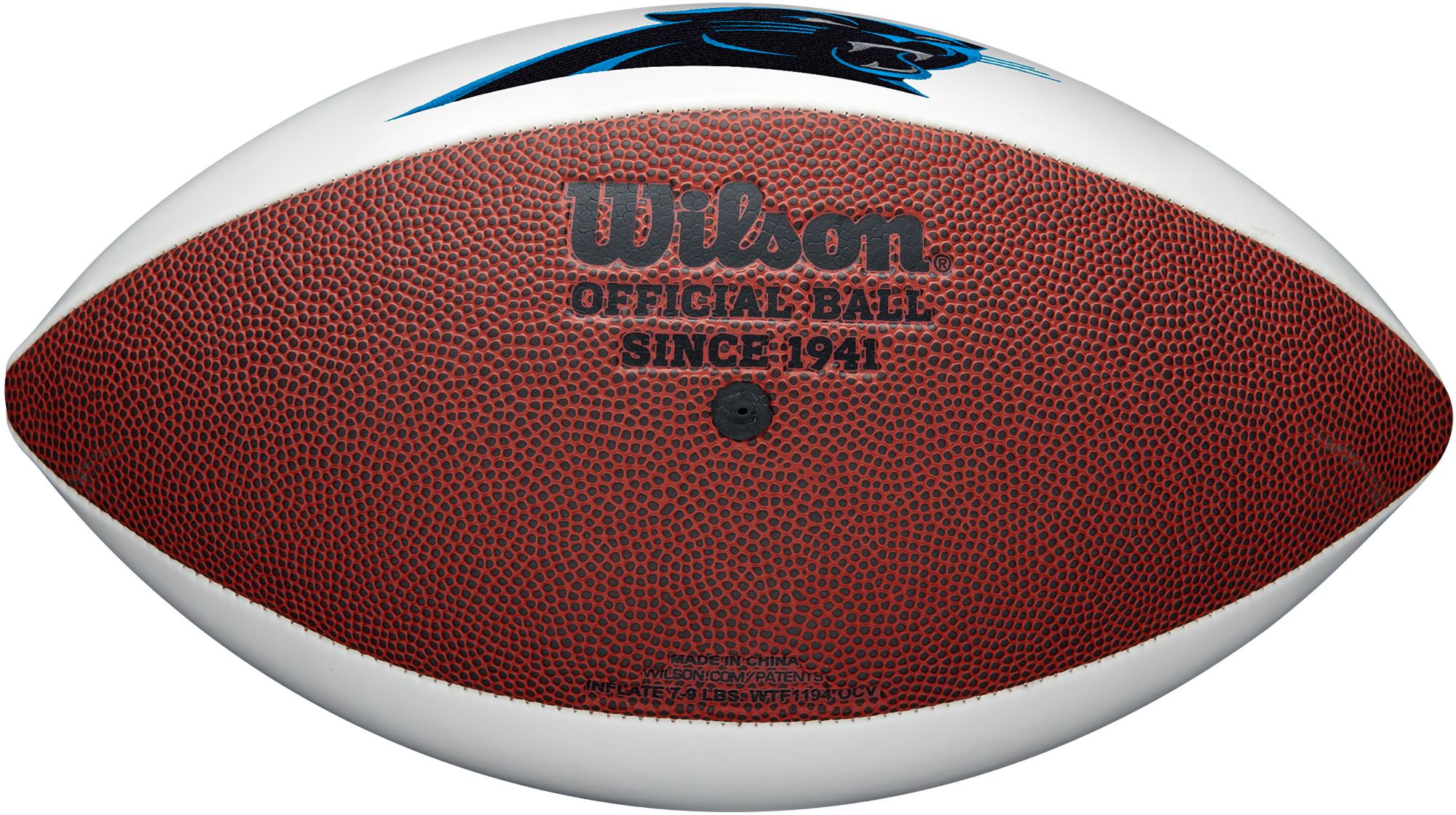 Carolina panthers best sale team autographed football