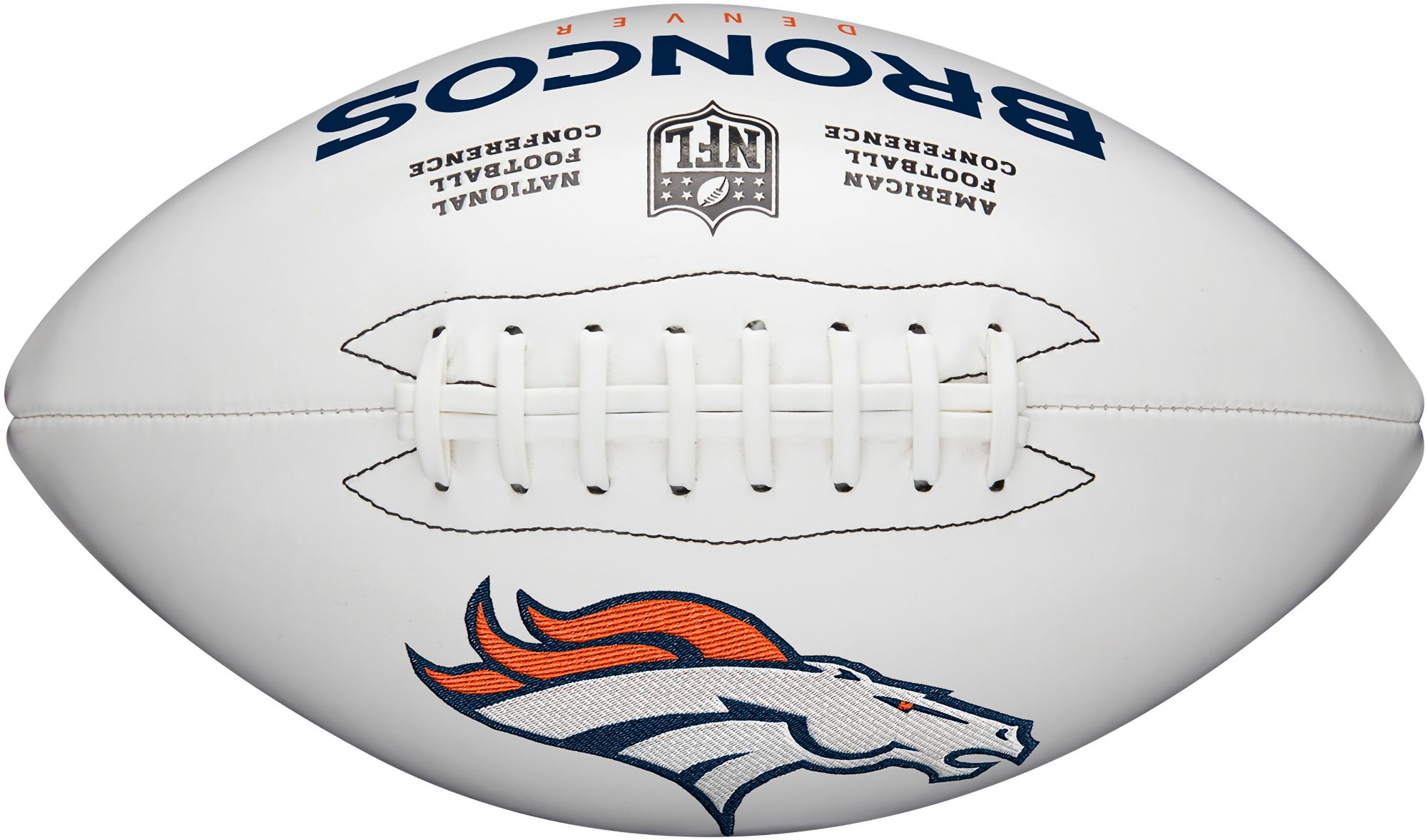 Wilson Denver Broncos Autograph Official Size 11'' Football