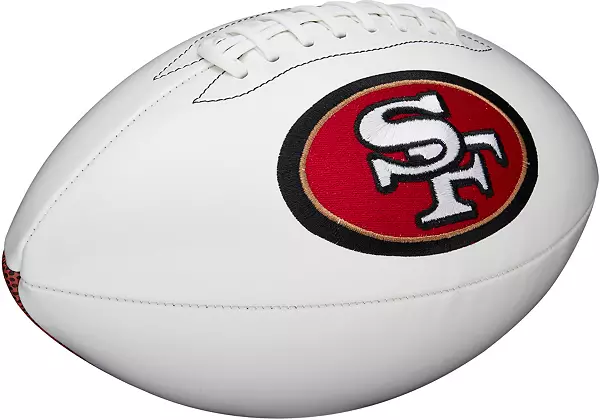 Wilson San Francisco 49ers Autograph Official Size 11'' Football 
