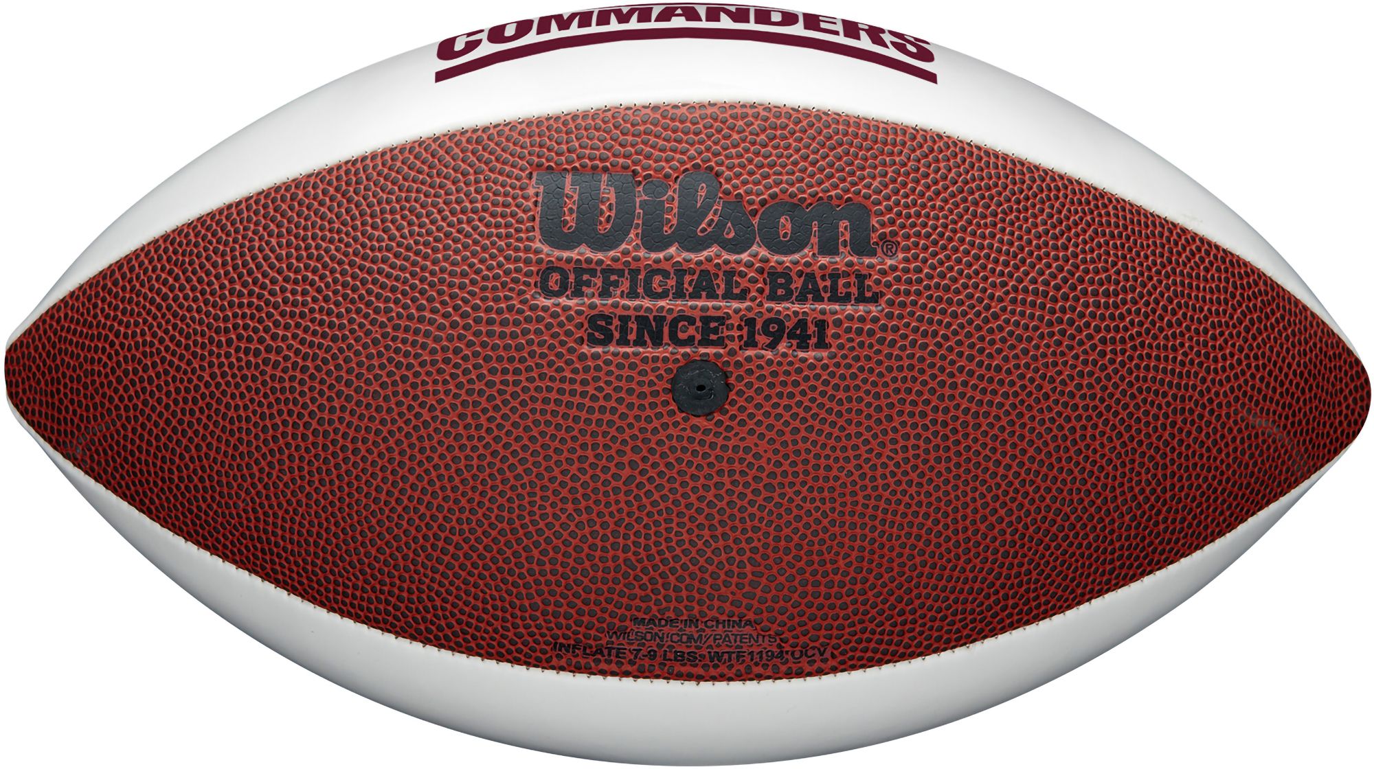Wilson Washington Commanders Autograph Official Size 11'' Football product image