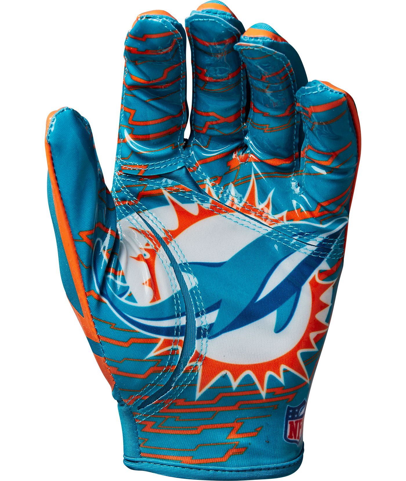 Wilson Miami Dolphins Stretch Fit Gloves Dick s Sporting Goods