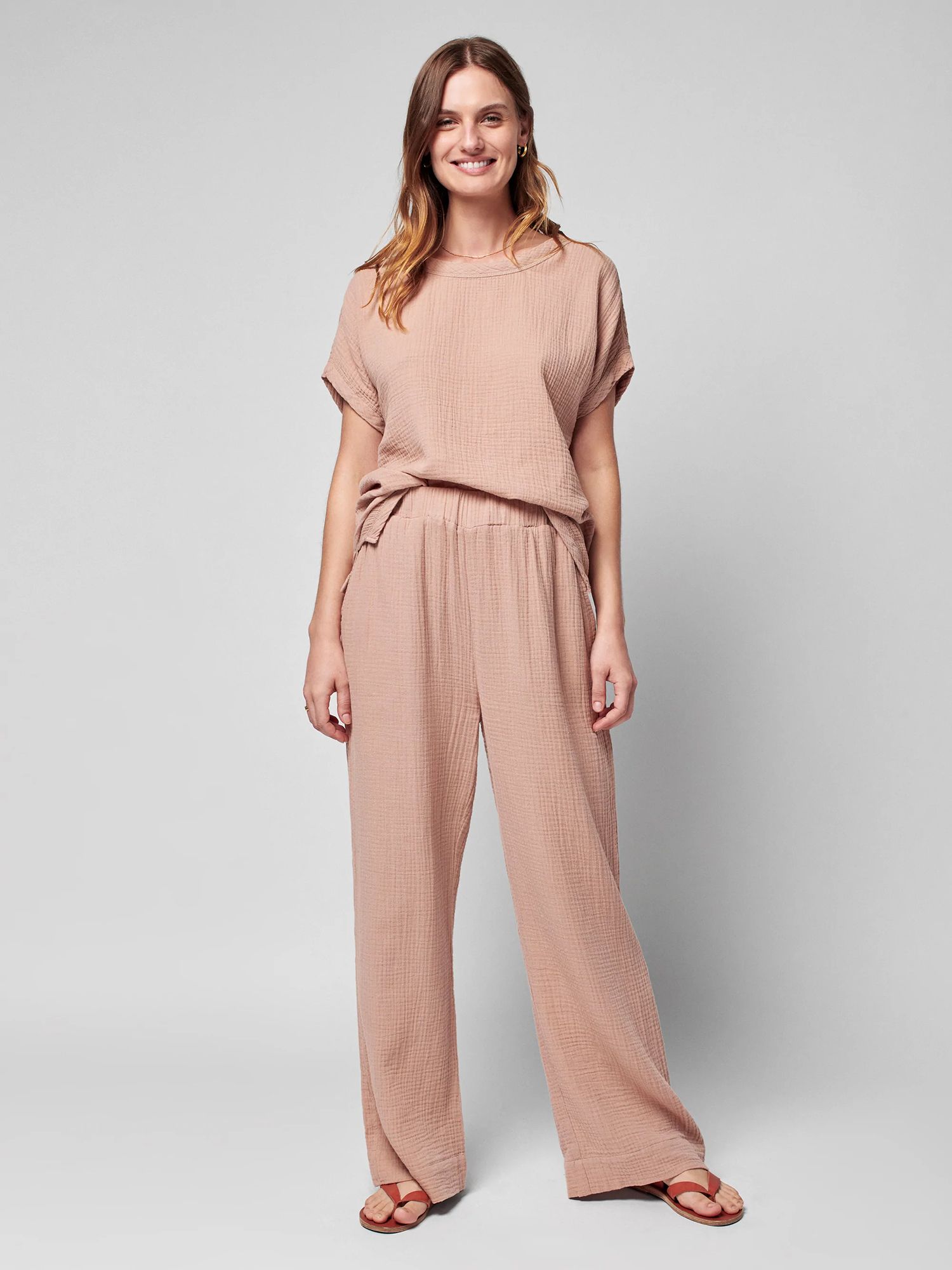 Faherty Women's Dream Cotton Gauze T-Shirt product image