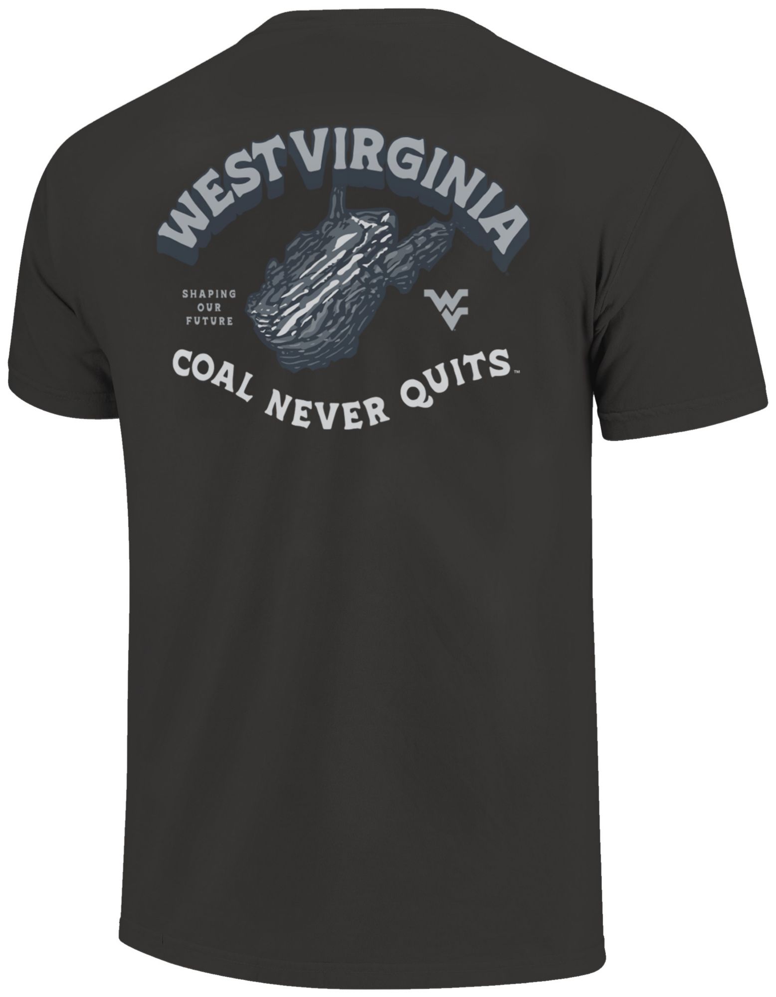 Image One Men's West Virginia Mountaineers Graphite Coal State Short Sleeve T-Shirt product image