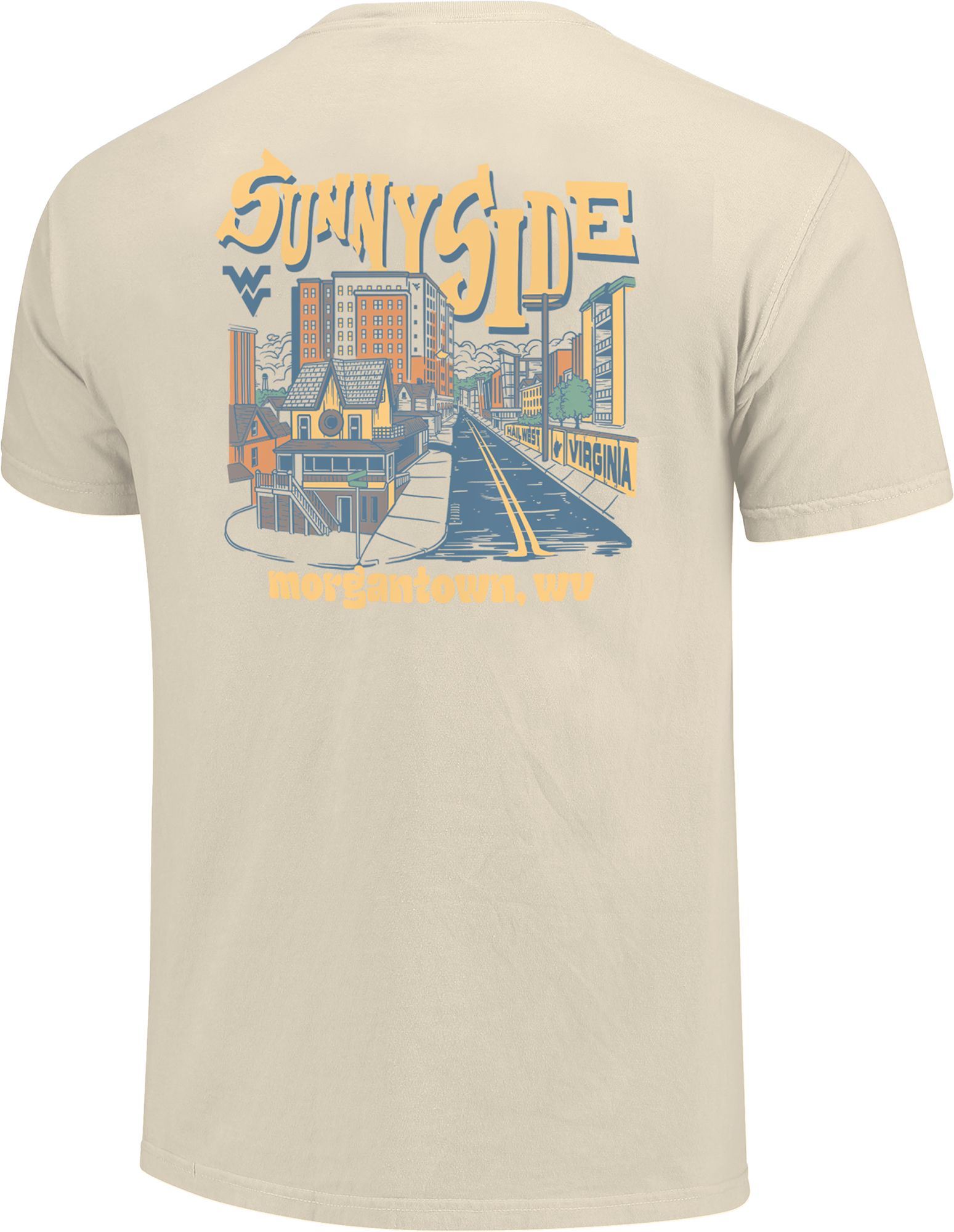 Image One Women's West Virginia Mountaineers Ivory Sunny Side T-Shirt product image