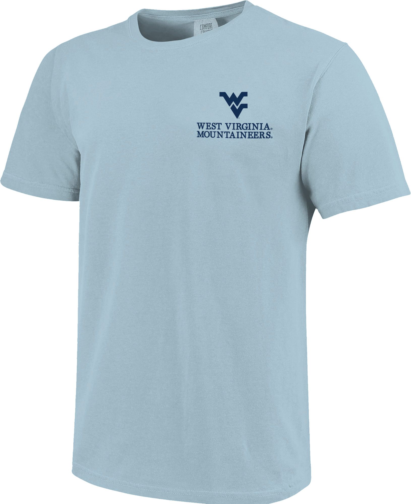 Image One Men's West Virginia Mountaineers Chambray Americana Mascot 250 T-Shirt product image
