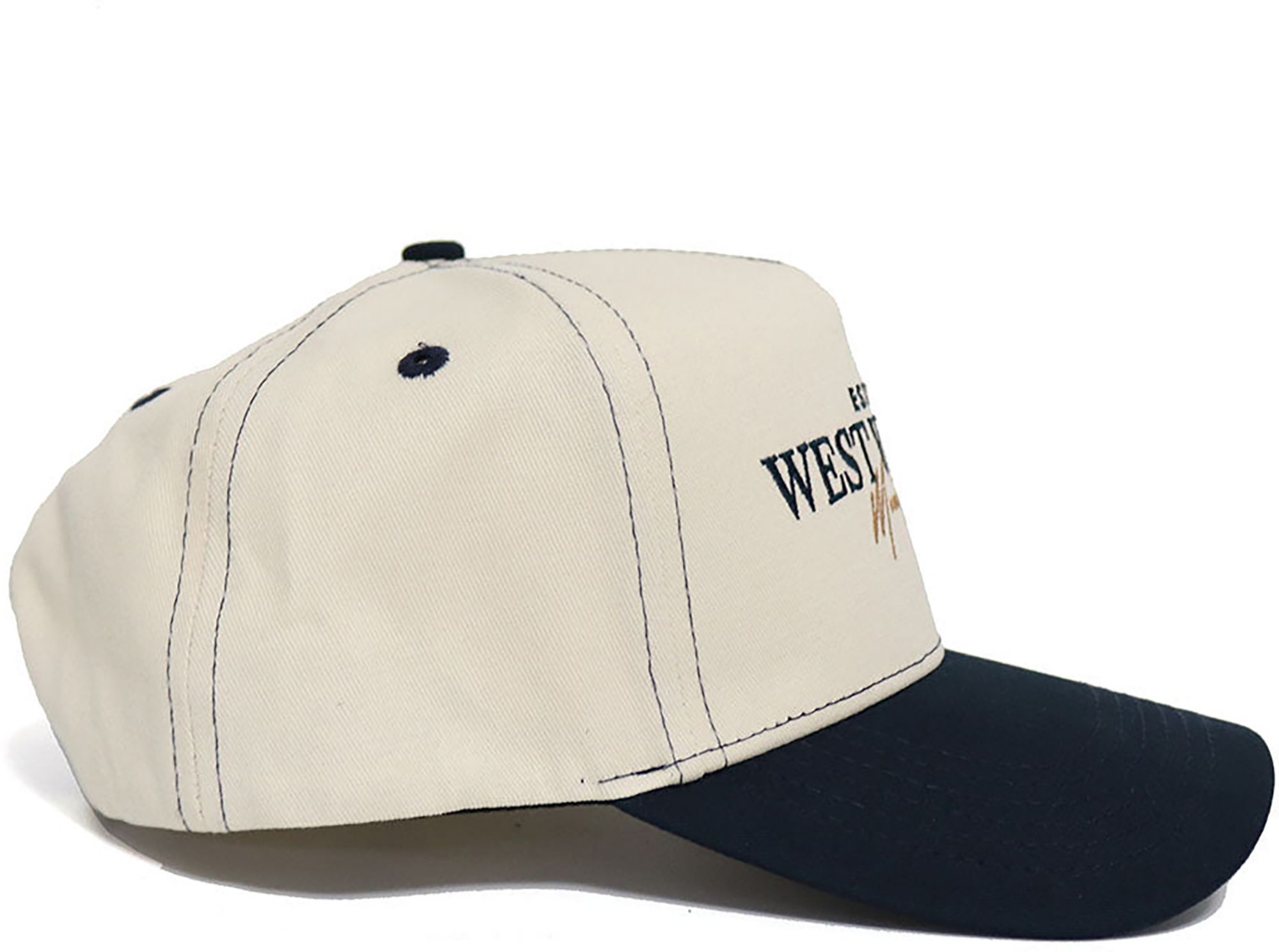 No Rivals Adult West Virginia Mountaineers Navy Vintage Adjustable Snapback Hat product image
