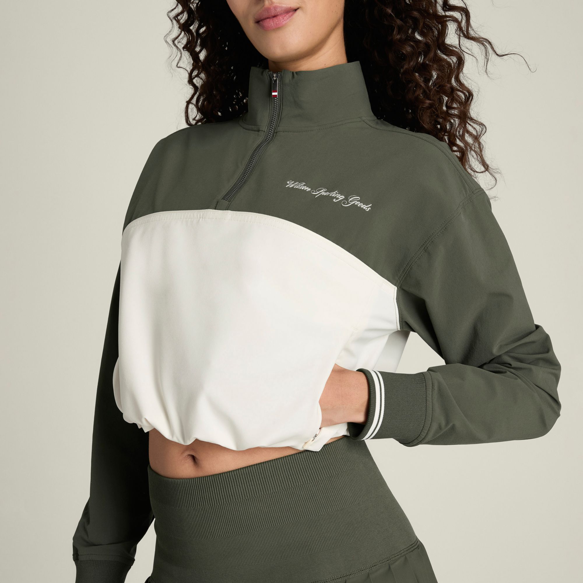 Wilson Women's Davenport Woven 1/4 Zip Pop Over product image