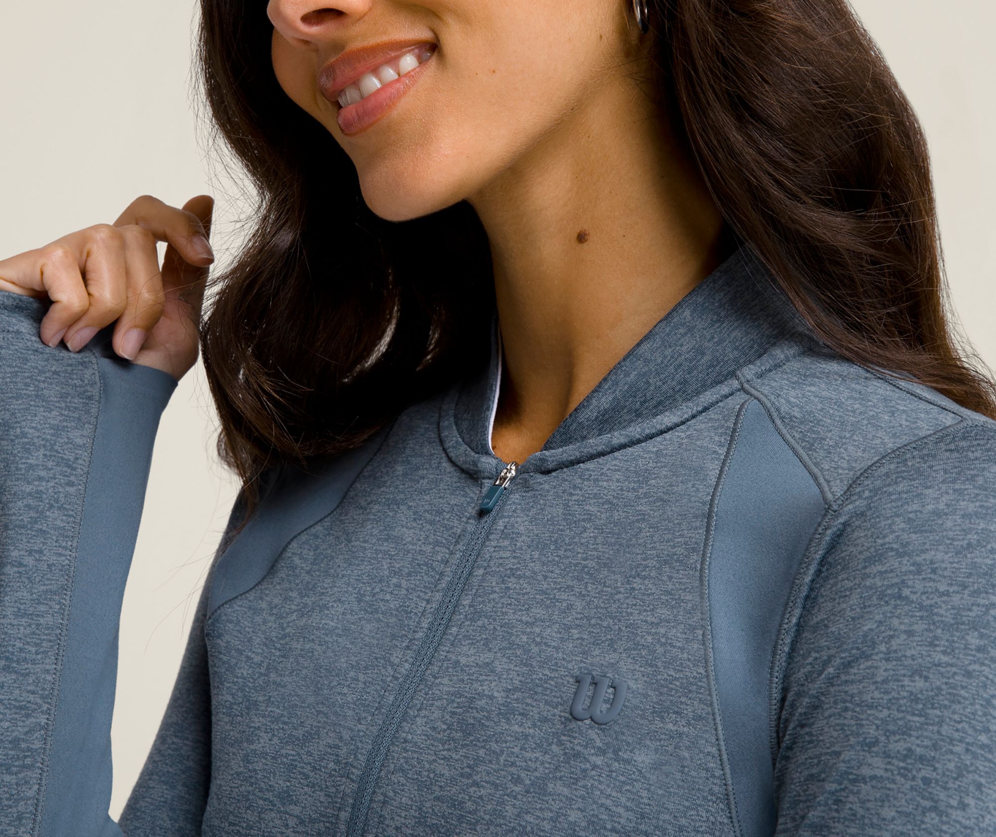 Wilson Women's All Day Full-Zip Tennis Shirt | Dick's Sporting Goods