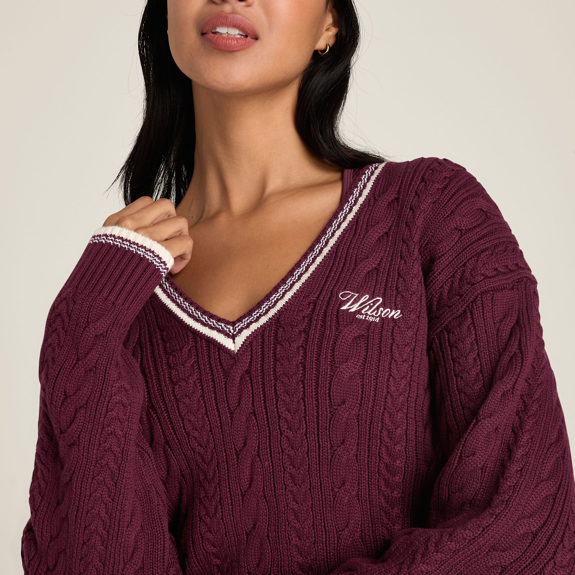 Wilson Women's Hillcrest Cable Tennis Sweater product image