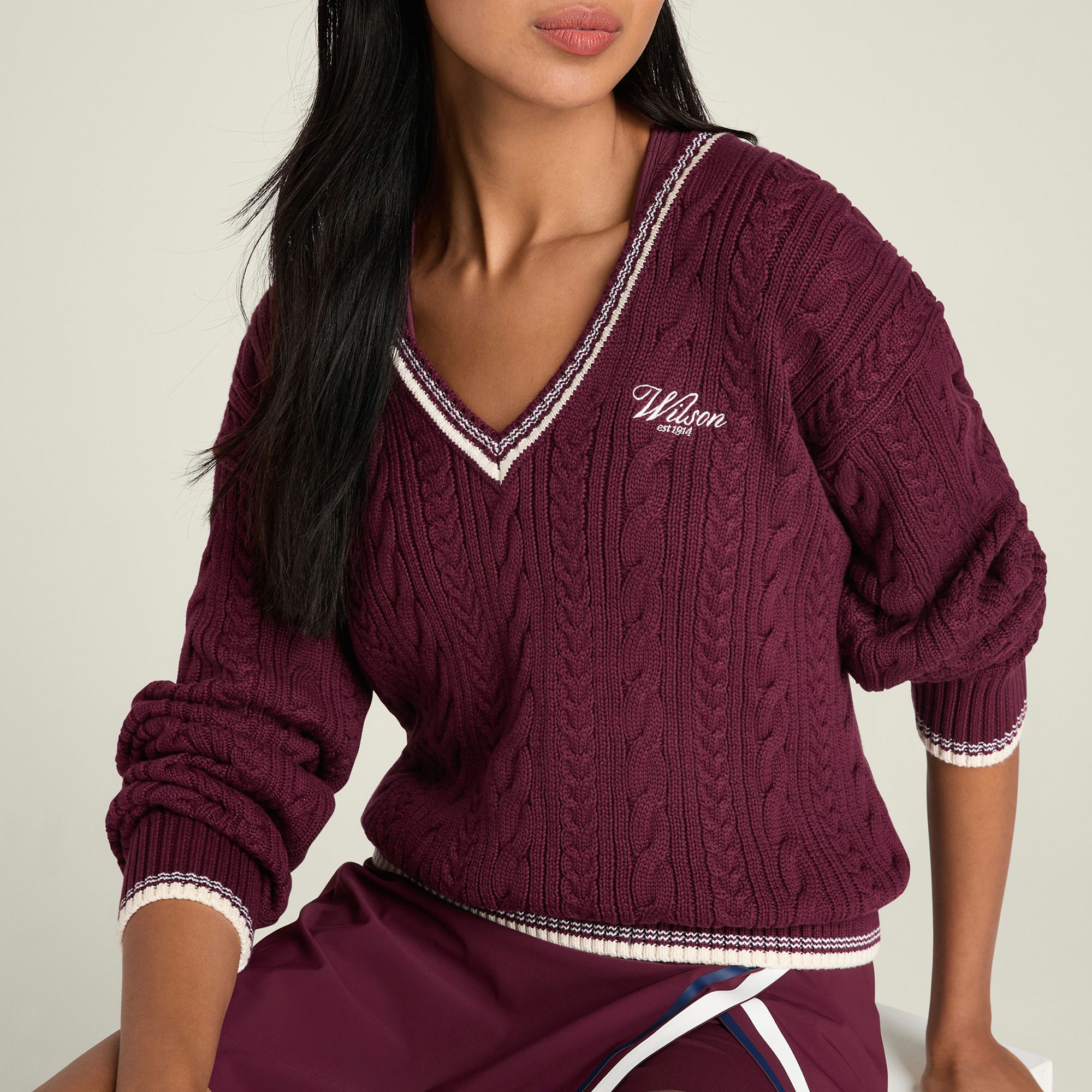 Wilson Women's Hillcrest Cable Tennis Sweater product image