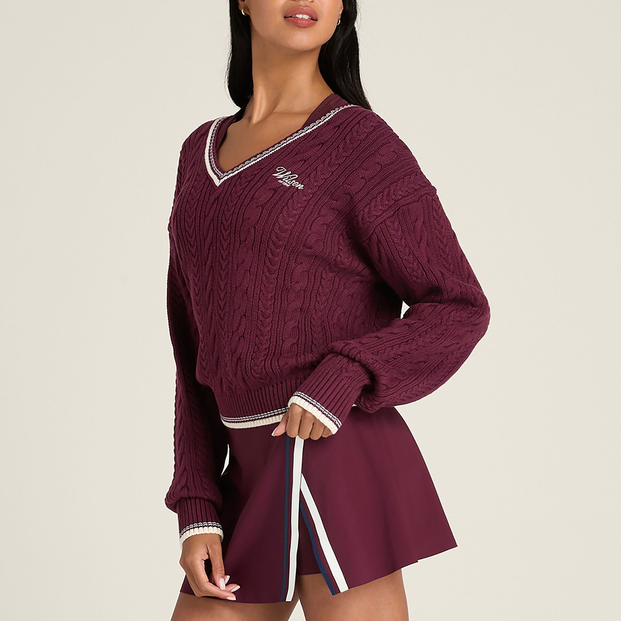 Wilson Women's Hillcrest Cable Tennis Sweater product image