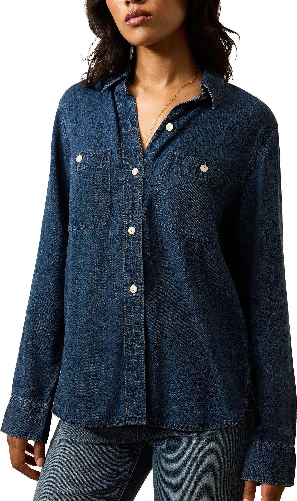 Faherty Women's Tried & True Chambray Shirt product image